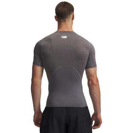 Under Armour Mens UA HG Armour Comp SS, short-sleeved sports t-shirt for men, comfortable and lightweight gym clothes for workouts