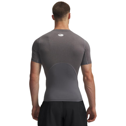 Under Armour Mens UA HG Armour Comp SS, short-sleeved sports t-shirt for men, comfortable and lightweight gym clothes for workouts