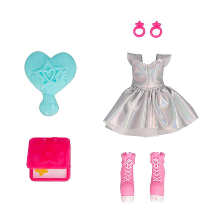 VIP Girls Hair Makeover Megan Fashion Doll with 11" Colorful Long Styling Hair and 5 Accessories Fashion Toy, Girls and Boys Ages 5 and Up, 10 Inch Doll