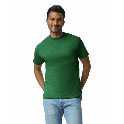 Gildan Men's Ultra Cotton T-Shirt, Style G2000, Multipack, Forest Green (3-Pack), L (Pack of 3)