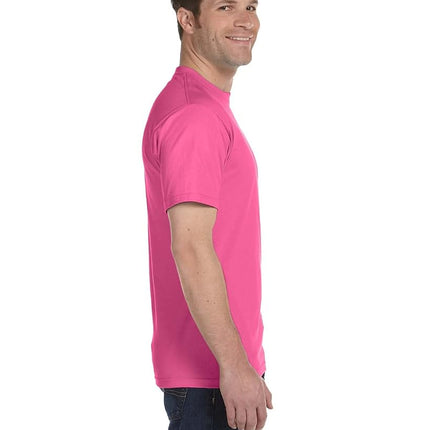 Hanes Mens 5.2 Oz. ComfortSoft® Cotton T-Shirt (5280) -Wow Pink -S