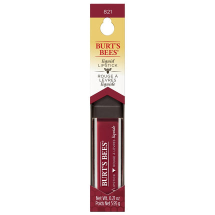 Burt's Bees Labial Líquido Hidratante de Cobertura Completa, 5,95 g, Drenched Dahlia