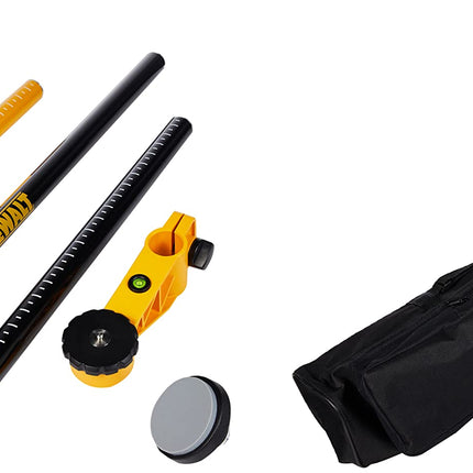 DEWALT Laser Level Mounting Pole, 1/4-Inch Base (DW0882),6.4 x 5.75 x 31.5 inches