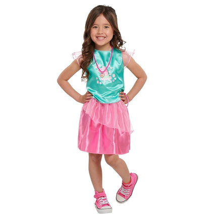Just Play 72573 Peppa Pig Dress Up and Pretend Play, Reusable Cardboard Trunk with 18-Pieces, Size 4-6X, Cartoon, Multi-Color