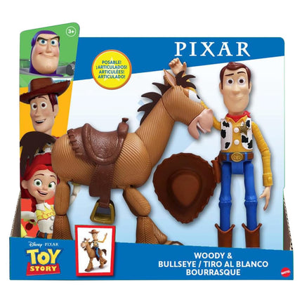 Mattel Disney and Pixar Toy Story 4 Woody & Bullseye