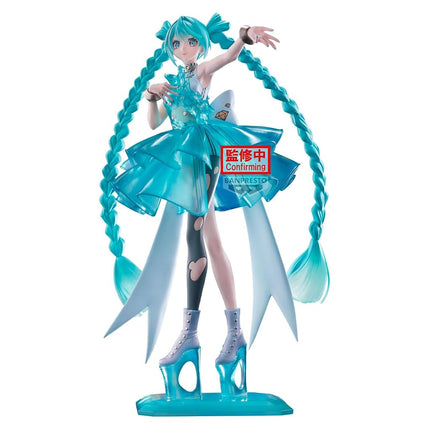 BANPRESTO Emeraldgem BP29326P Hatsune Miku Evolve Clearluxe, 28 cm, Multicoloured, Collectible Figure, Ideal for Anime Fans