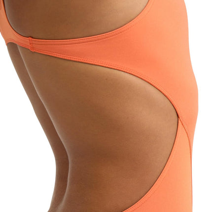 ARENA Women's Solid Team MaxLife Swimsuit Swim Tech Back One Piece Ladies Bathing Suit Racing Competition Training Swimwear