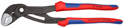 Knipex 87 02 300 Cobra Grey Atramentized High-Tech Water Pump Plier, 300 mm Long