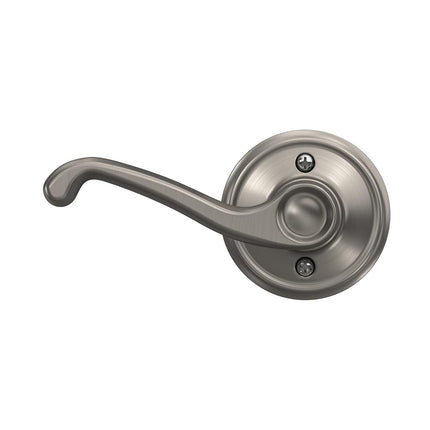 Schlage F170FLA619LH Flair Left Hand Dummy Lever, Satin Nickel
