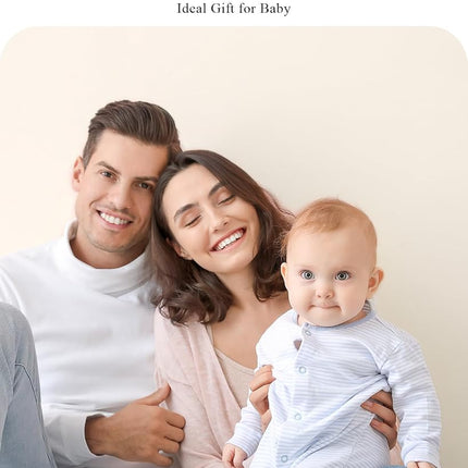 WUUK 2K Baby Monitor with Camera and Audio (Blue)