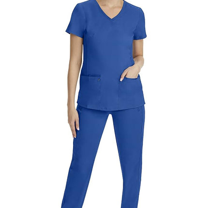 Healing Hands Purple Label Women's Juliet Top - Two Pocket V-Neck Scrub Top