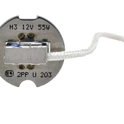 HELLA H71071312 Optilux XB Series H3 Xenon White Halogen Bulbs, 12V, 55W, 2 Pack