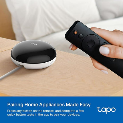 TP-Link Tapo Concentrateur IR & IoT intelligent, Centre de connexion certifié Matter pour appareils et capteurs IR, Nécessite le Wi-Fi 2,4 GHz, Connexions fiables à longue portée (Tapo H110)