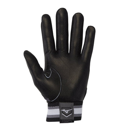 Gant de frappe de baseball adulte pour homme B-130 de Mizuno, noir/anthracite, très grand