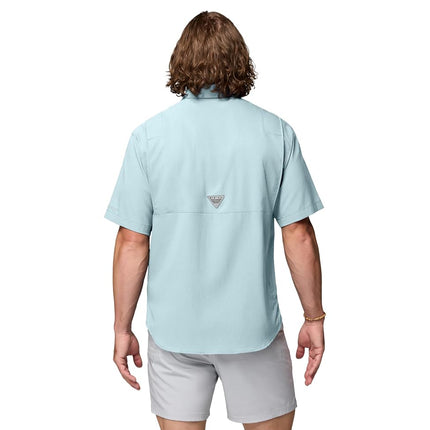 Columbia Men's Tamiami 2 Short Sleeve Shirt, Short Sleeve Shirt, Crushed Blue, XS