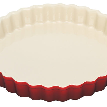 Le Creuset Stoneware 1-1/2-Quart Tart Dish (Cherry