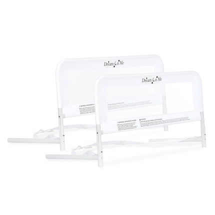 Dream On Me Mesh Bed Rails White Small 2 Count