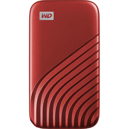 WD My Passport SSD, 2TB Portable External SSD, read speeds up to 1050 MB/s, write speeds up to 1000MB/s, Portable SSD, Works with PC, Xbox and Playstation, Red