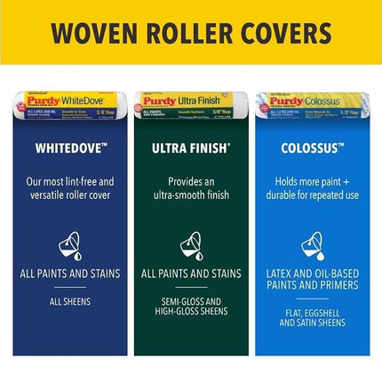 Purdy 140624012 Roller Sleeve, White, Pack of 2