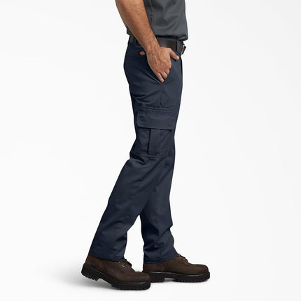 Dickies Men's Slim Fit Cargo Pants, Dark Navy, 32W x 32L