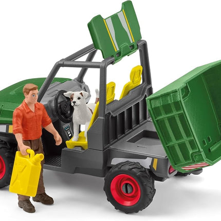 Schleich Farm World 42659 Collectible Forest Work 49 Pieces for Ages 3+