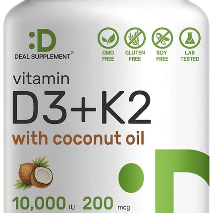 Sunshine Vitamin D - Vitamin D3 10000 IU, 360 Soft