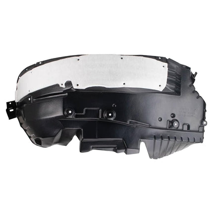 TRQ Front Left Rearward Inner Fender Liner Black D