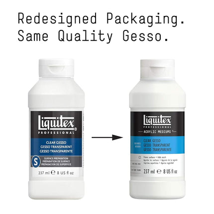 Liquitex Acrylic Gesso Surface Prep-Clear 8Oz