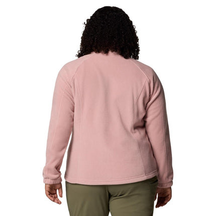 Columbia Benton Springs Women's Fleece Jacket, Pink (Eraser Pink), 2XL