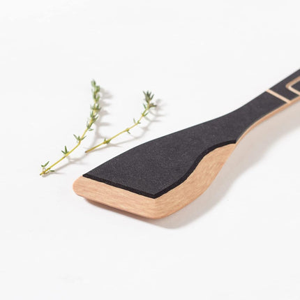 Epicurean Frank Lloyd Wright Sauté Spoon, 1 Piece, Intricate Geometric, Slate/Natural, Composite