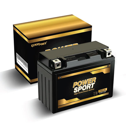 ExpertPower ETZ14S Powersport Replacement Battery (12v11.2AH YTZ14S 12V 11.2Ah)