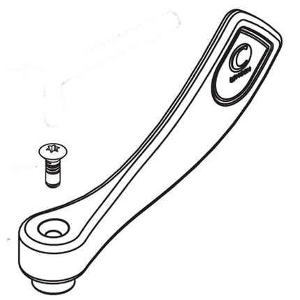 Moen 52011 Kit de servicio de manijas comerciales cromado, 0.354" x 0.792" x 0.479"
