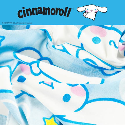 Sanrio Cinnamoroll Oversized Cotton Beach Towel, 30 x 60 Inch Large Soft & Absorbent Pool, Bath & Beach Towel (100% Officially Licensed Product) by Franco Collectibles