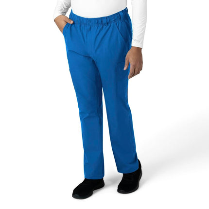 Carhartt Scrubs for Men, Force Essentials, Straight Leg Cargo Pants, with 9 Pockets, Royal, 2X Tall'