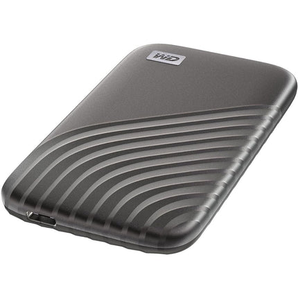 WD 4TB My Passport Portable SSD, External NVMe Solid State Drive, USB-C, up to 1050 MB/s, Works with PC, Xbox and Playstation, 2-meters drop resistance, Space Grey