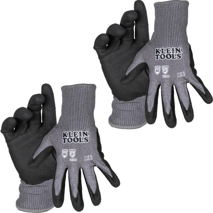 KLEIN TOOLS 60583 Work Gloves, Knit Dipped Cut Res
