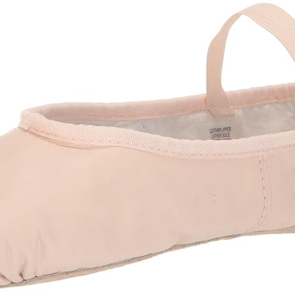 Bloch Women's Dansoft Full Sole Leather Ballet Slipper/Shoe Dance, Pink, 7 Wide