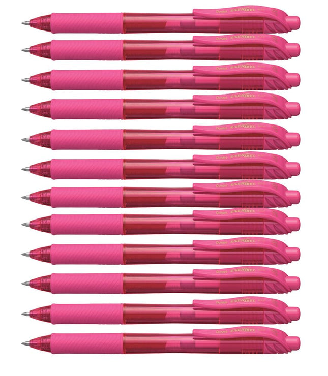 Pentel EnerGel BL107-P Gel-Ink Roller Ball Pens wi