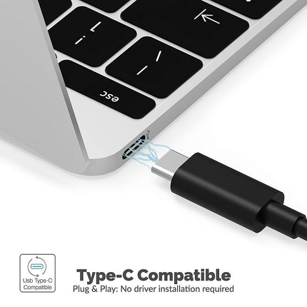 SABRENT Display Port USB C adapter, USB-C 3.2x1monitor converter supports 4K resolutions up to 3840 x 2160, compatible with PCs, notebooks, tablets, MacBooks, etc. (DA-DPUC)