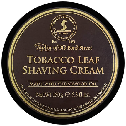 Taylor of Old Bond Street Tobacco Leaf Shaving Cre