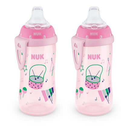 NUK Active Spill Proof Sippy Cup, 10 oz, 2 Pack, 8