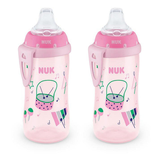 NUK Active Spill Proof Sippy Cup, 10 oz, 2 Pack, 8