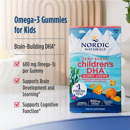Nordic Naturals DHA Gummies for Kids, 30 CT