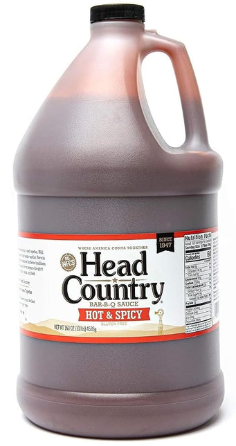 (Hot & Spicy, 4730ml) - Head Country Bar-B-Q Sauce, Hot & Spicy, 4730ml [Region Free]