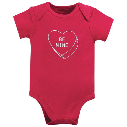 Grenouillères pour bébé Hudson Baby en coton, Mon Valentin, 9-12 mois