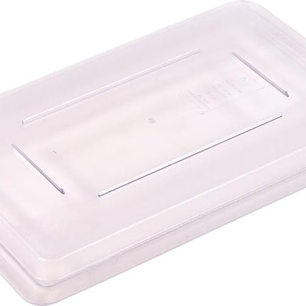 Tapa para recipiente de almacenamiento de alimentos Carlisle FoodService Products Storplus con diseño apilable para almacenamiento de alimentos, 18 x 12 pulgadas, transparente