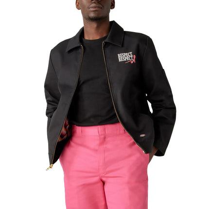Dickies Breast Cancer Awareness Women's Workmark Pullover Hoodie, Knit Black, 3X-Large