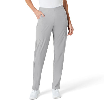 WonderWink Women's Full Elastic Pant, Grey, 2X Pet