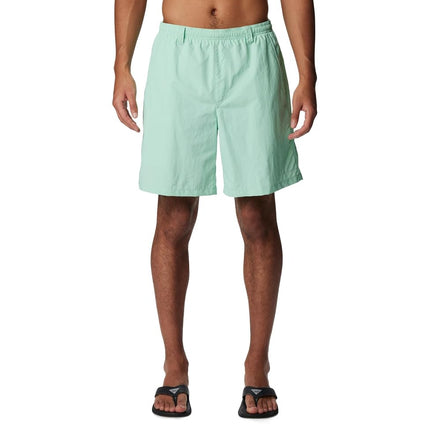 Columbia Pantalón corto de senderismo Backcast III Water para hombre, menta cay, M x 6L