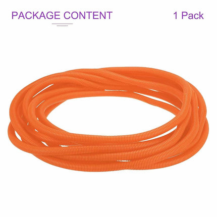DMiotech 20ft Wire Loom Split Tubing 3/4 Inch, Cord Protectors from Pet Flexible Conduit Cable Management for Office Home Garden, Orange